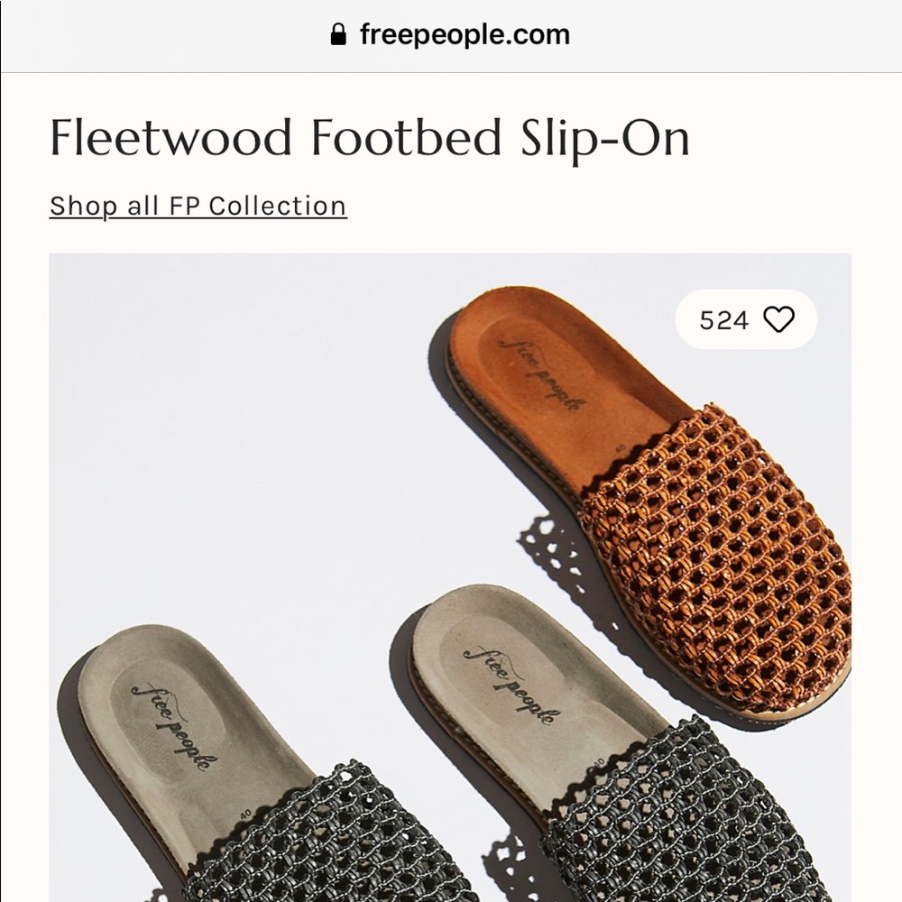 Free people woven slip ons